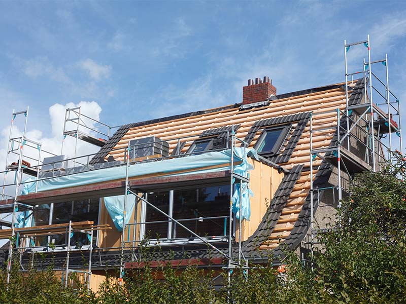 Dachsanierung nach Sturmschaden