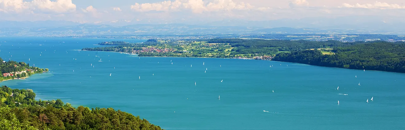 Luftaufnahme vom Bodensee Ratgeber Bodensee