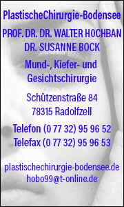 Banner Praxis Prof. Hochban Dr. Bock Radolfzell mit Kontaktdaten