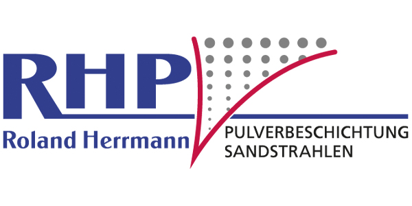 Logo von RHP Roland Herrmann Pulverbeschichtung aus Hohentengen für professionelle Metallbeschichtung und Oberflächenveredelung.