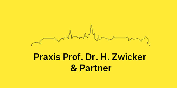 Logo der Praxis Prof. Dr. med. H. Zwicker & Partner in Konstanz für Strahlentherapie, Radiologie und Nuklearmedizin